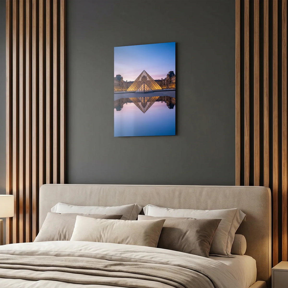 Tableau Le Louvre | en Métal Format A3
