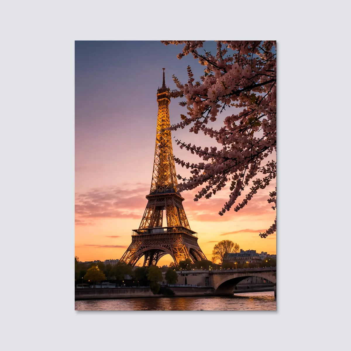 Tableau Paris | en Métal Format A3