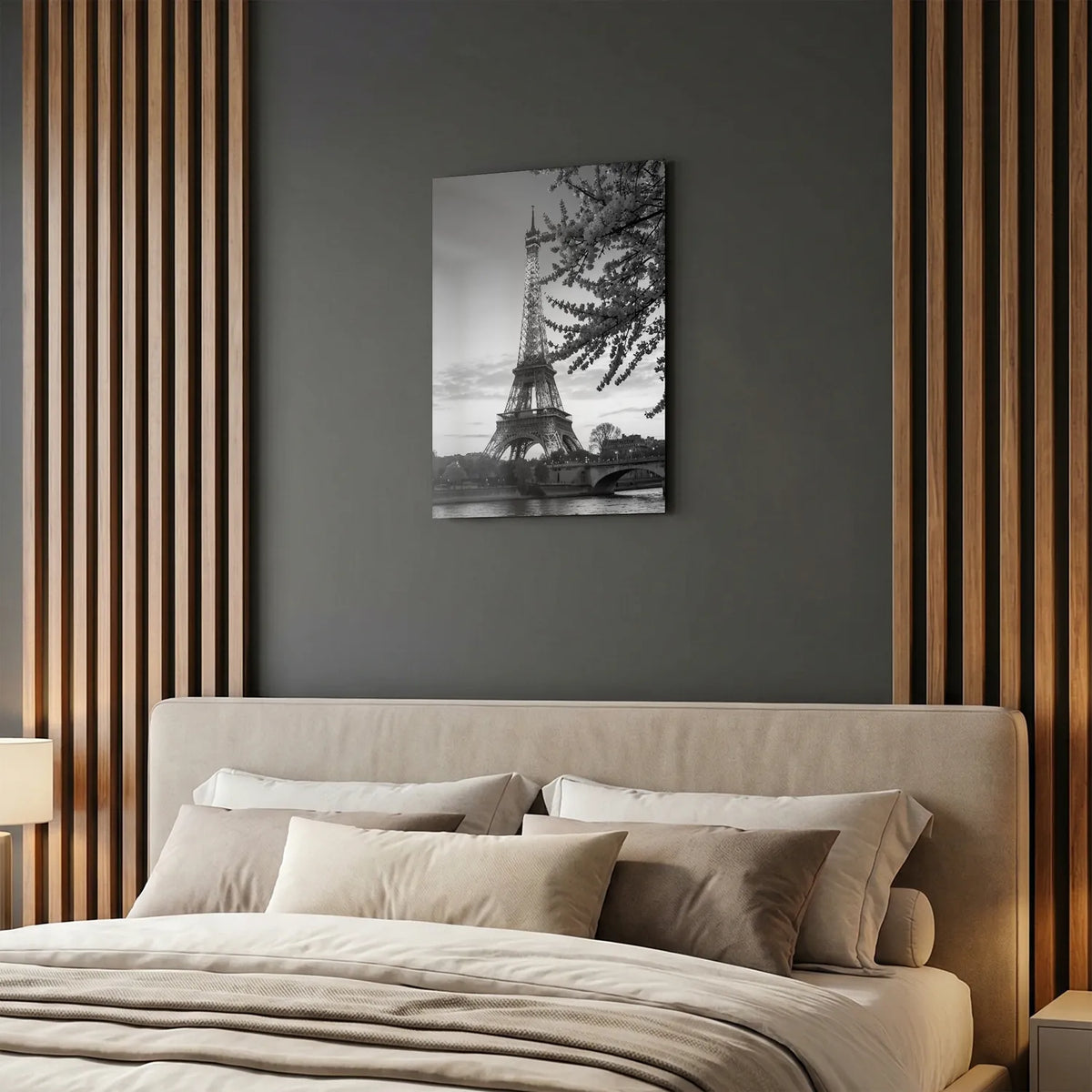 Tableau Paris N&B | en Métal Format A3