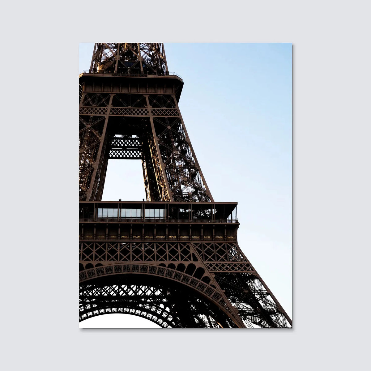 Tableau Tour Eiffel Focus | en Métal Format A3