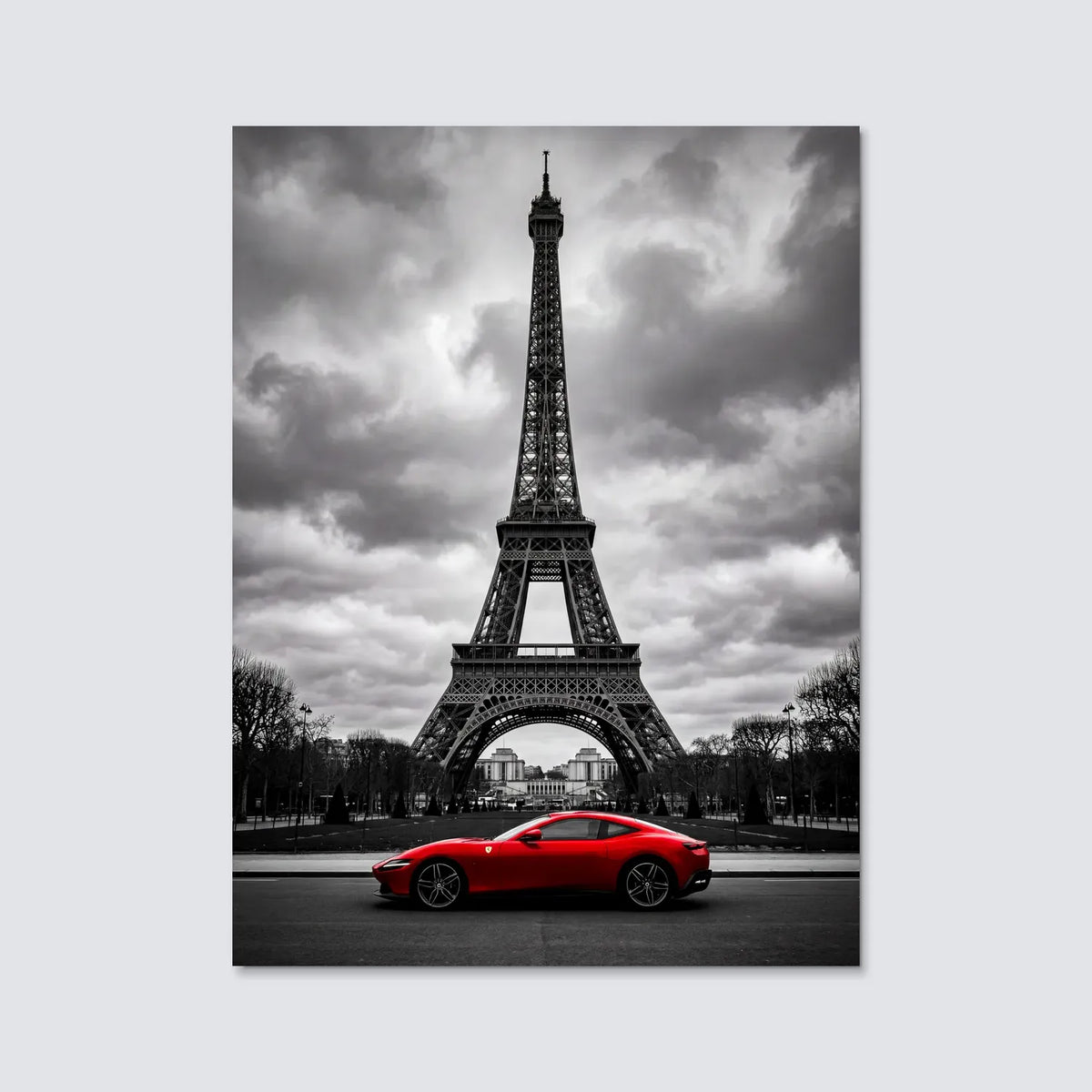 Tableau Une virée à Paris | en Métal Format A3