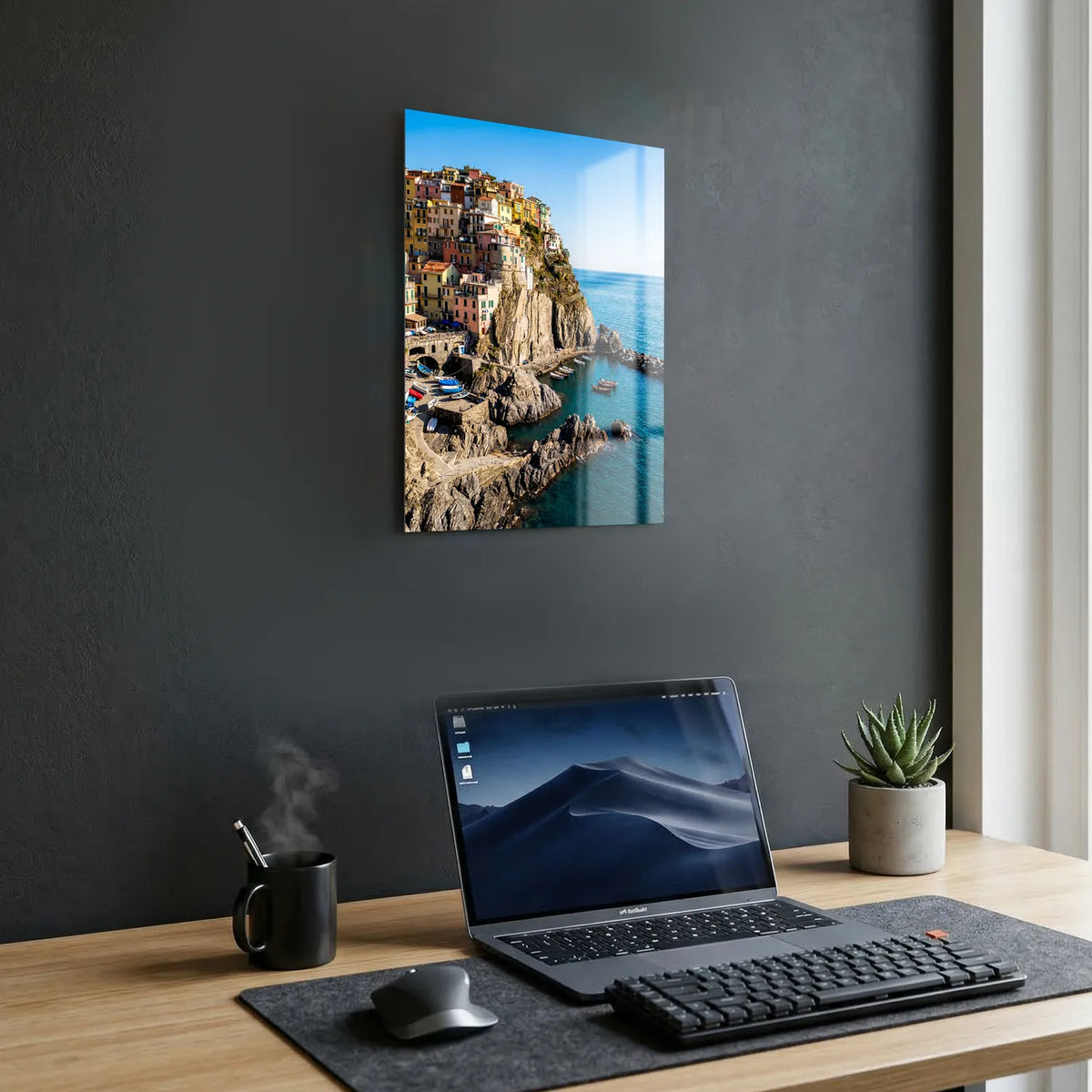 Tableau Les Cinque Terre d'Italie | en Métal Format A3