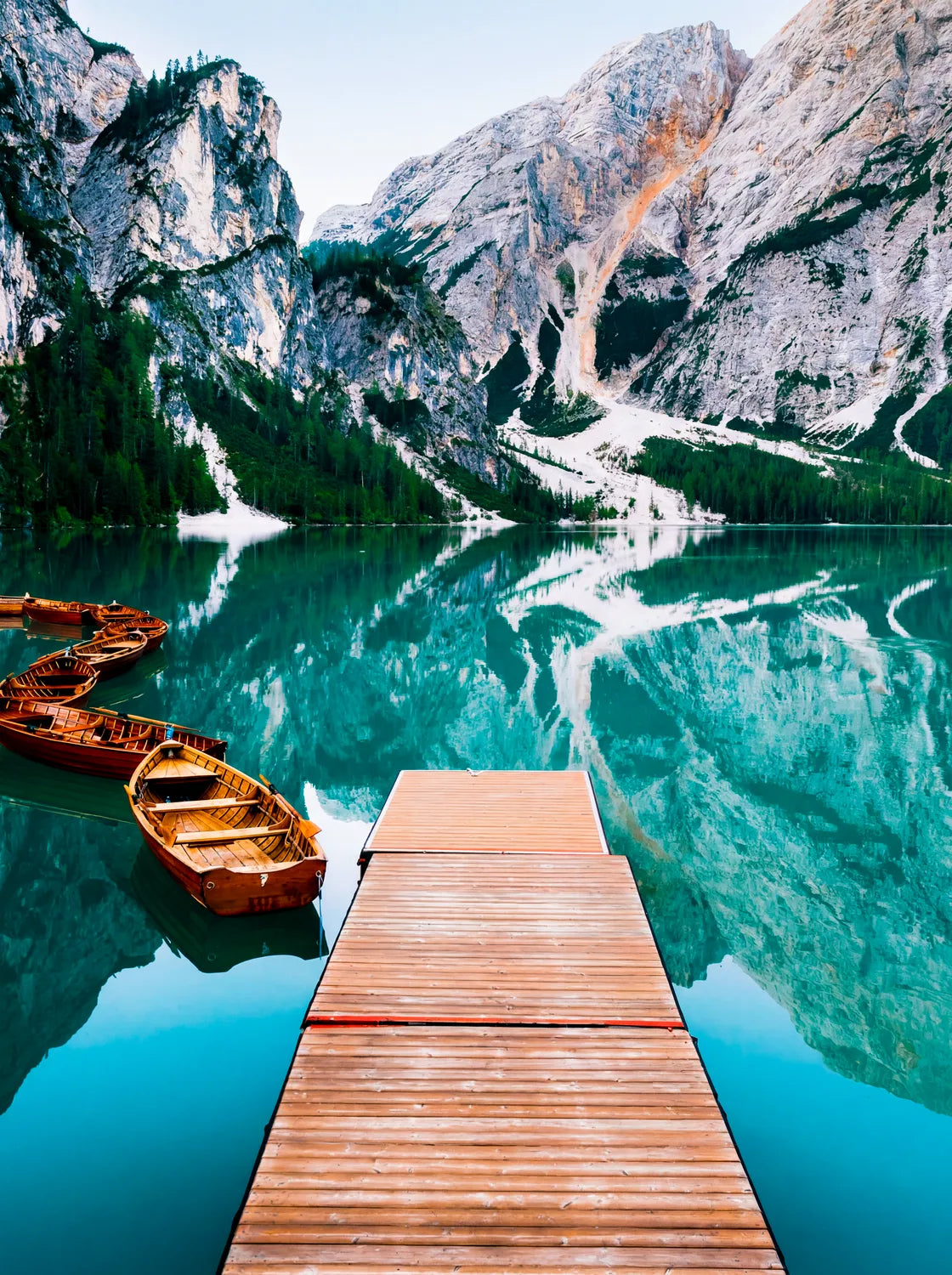 Tableau Les Dolomites | en Métal Format A3