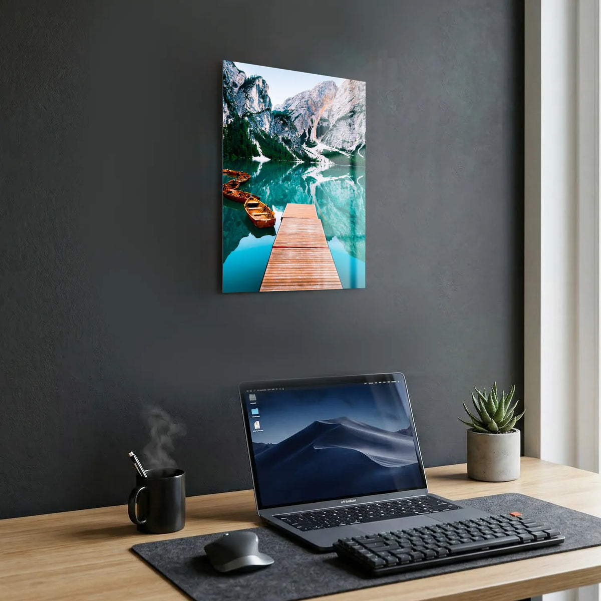 Tableau Les Dolomites | en Métal Format A3