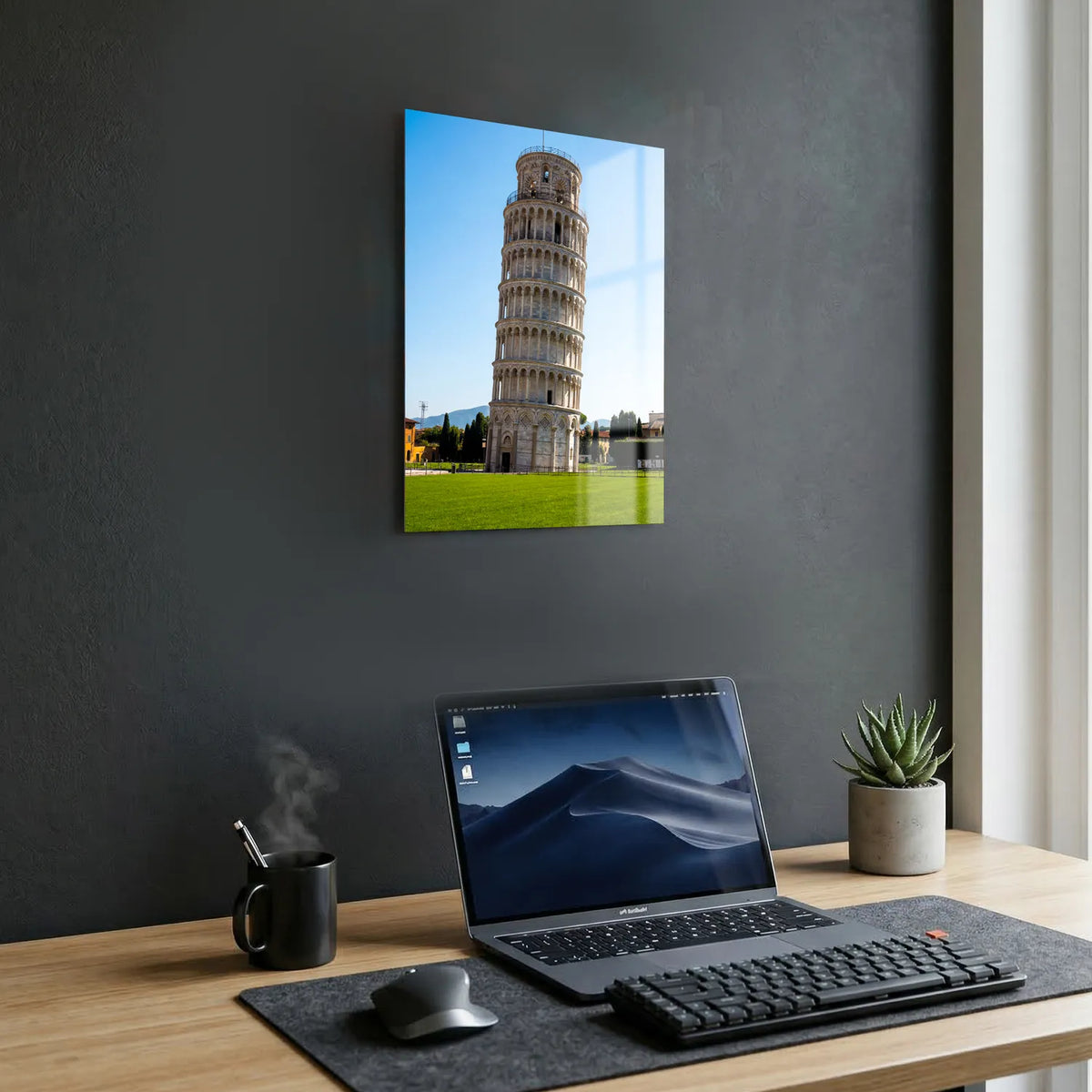 Tableau La Tour de Pise | en Métal Format A3