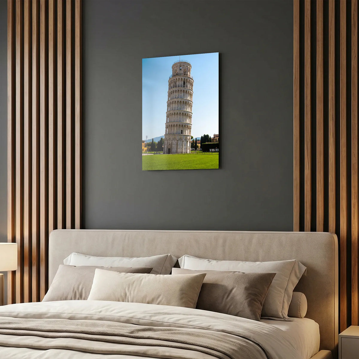 Tableau La Tour de Pise | en Métal Format A3