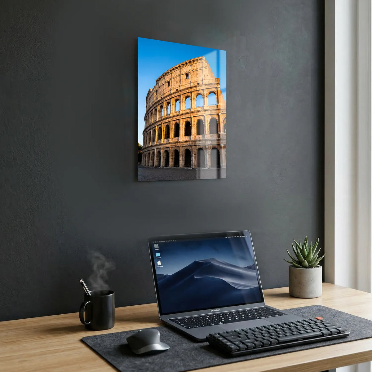 Tableau Le Colisée de Rome | en Métal Format A3