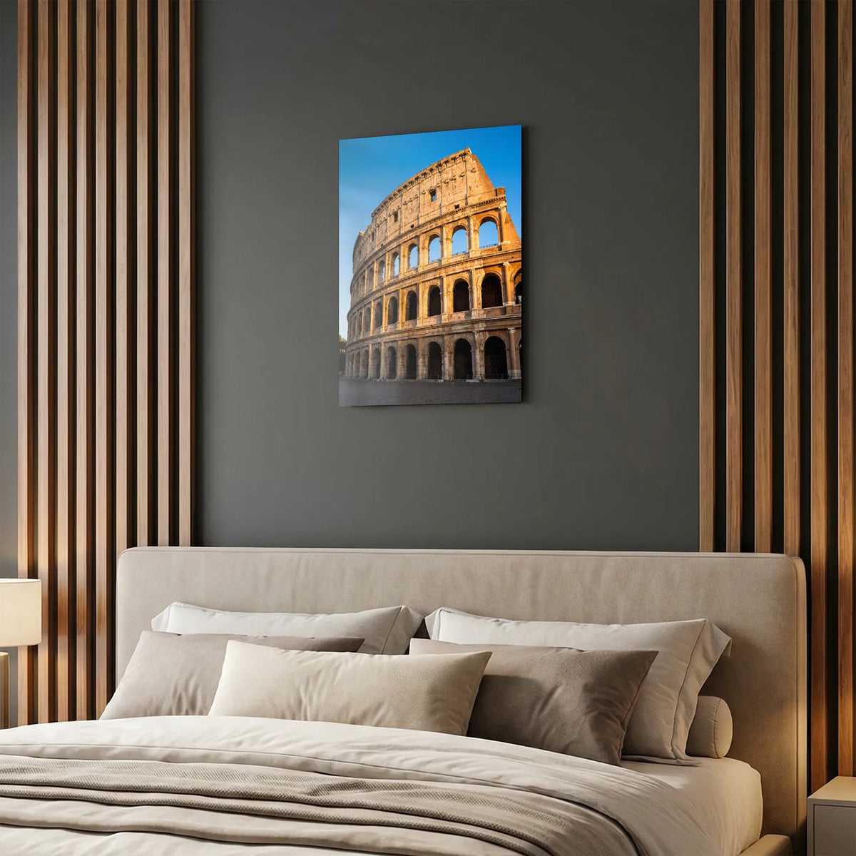 Tableau Le Colisée de Rome | en Métal Format A3