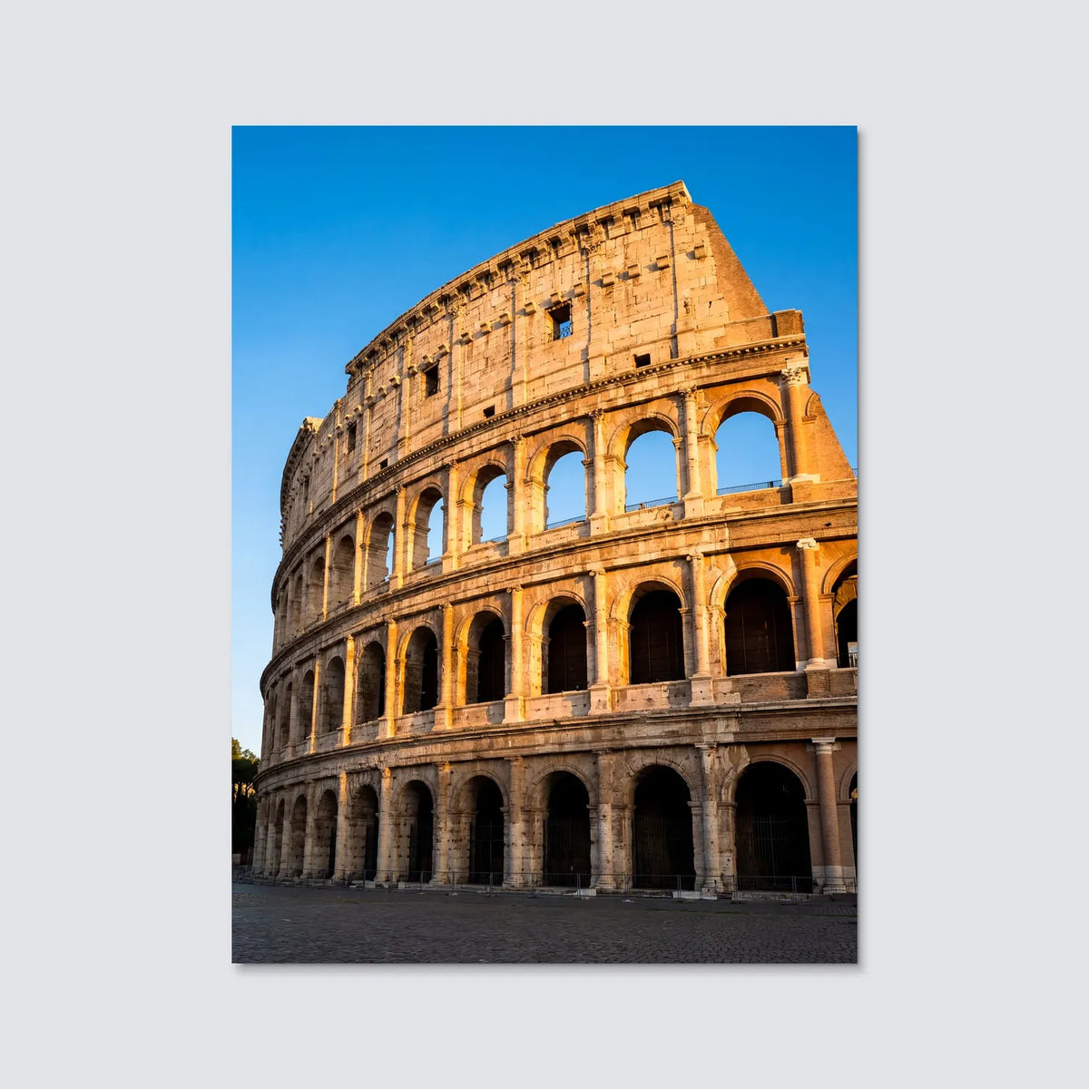 Tableau Le Colisée de Rome | en Métal Format A3