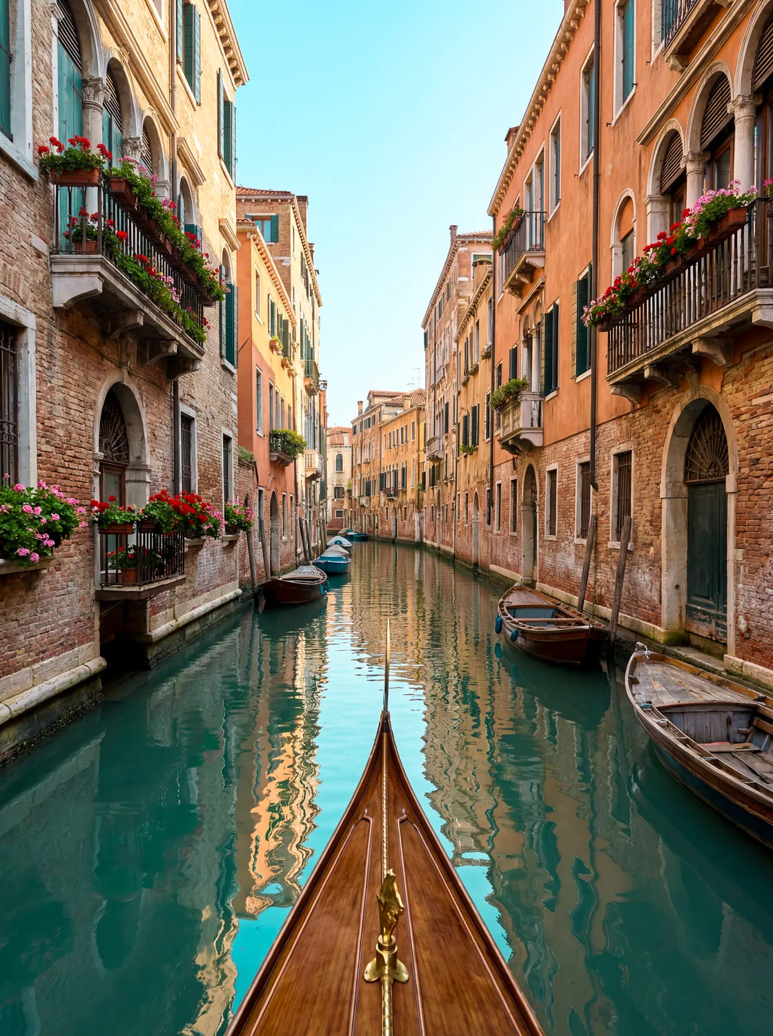 Tableau Les Canaux de Venise | en Métal Format A3