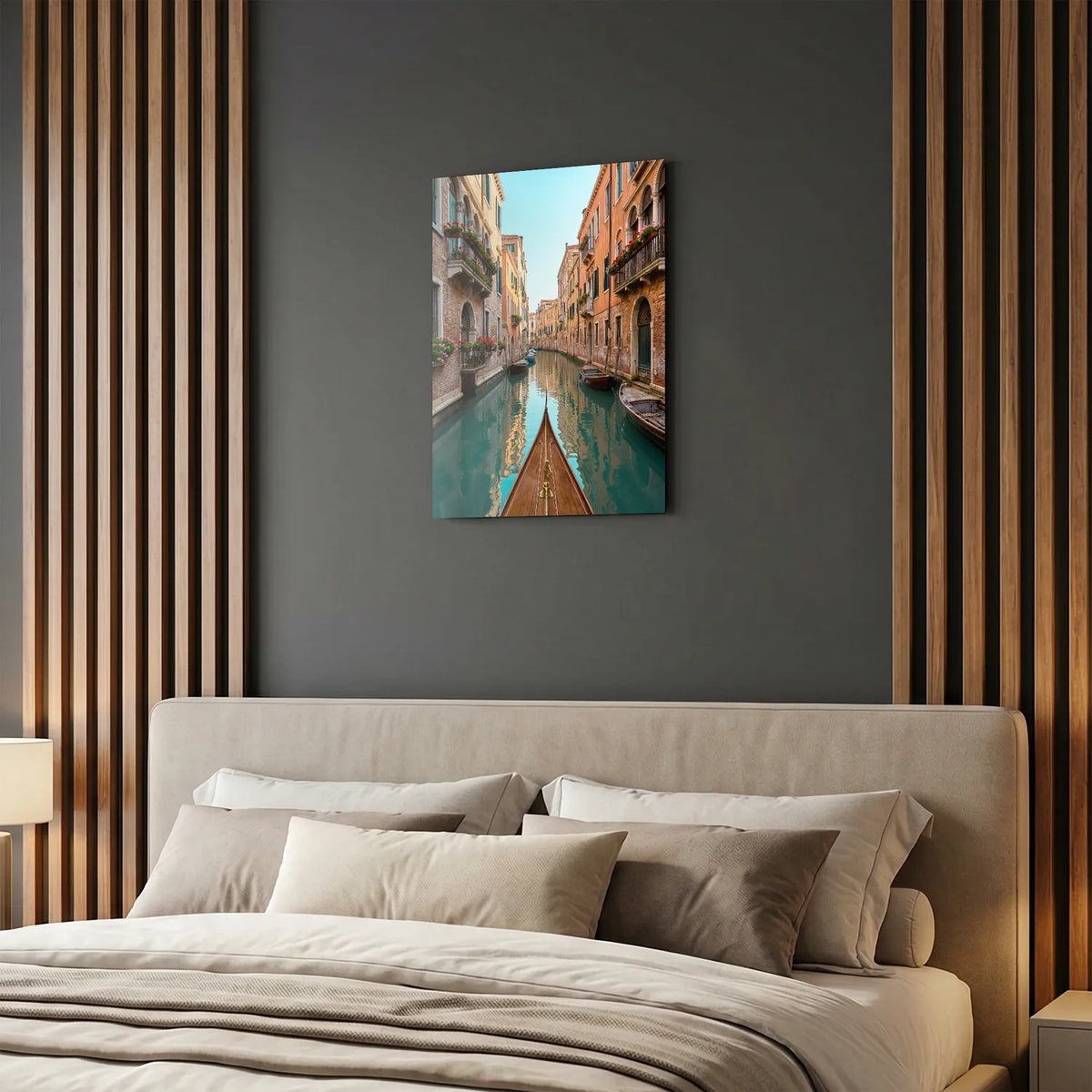 Tableau Les Canaux de Venise | en Métal Format A3