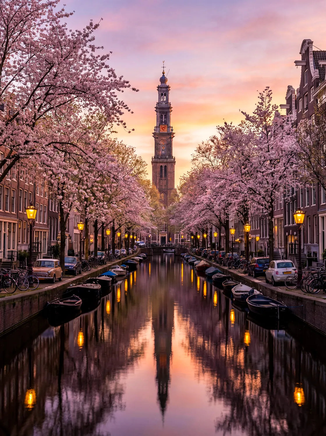 Tableau Amsterdam | en Métal Format A3