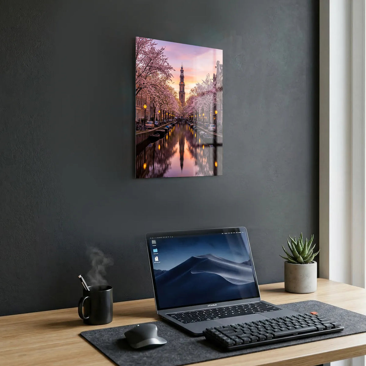 Tableau Amsterdam | en Métal Format A3