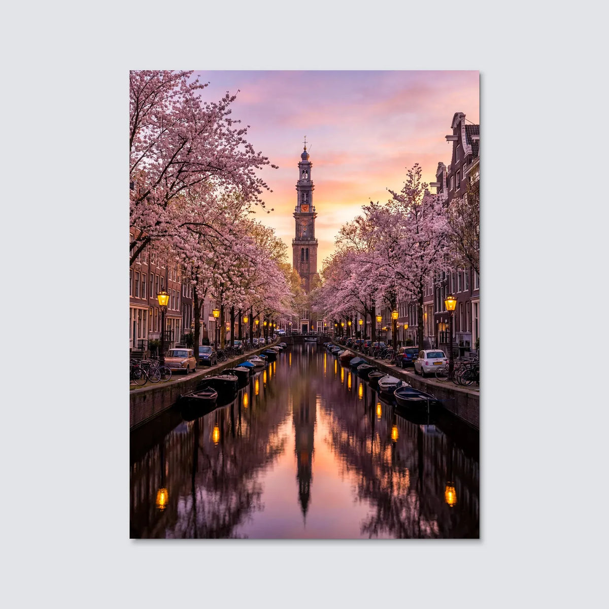 Tableau Amsterdam | en Métal Format A3