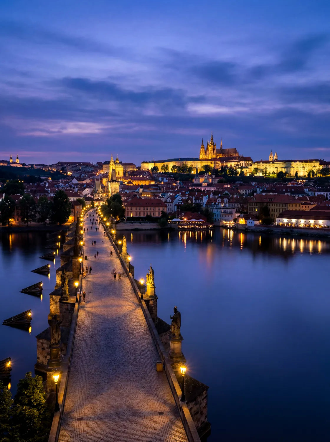 Tableau Prague | en Métal Format A3
