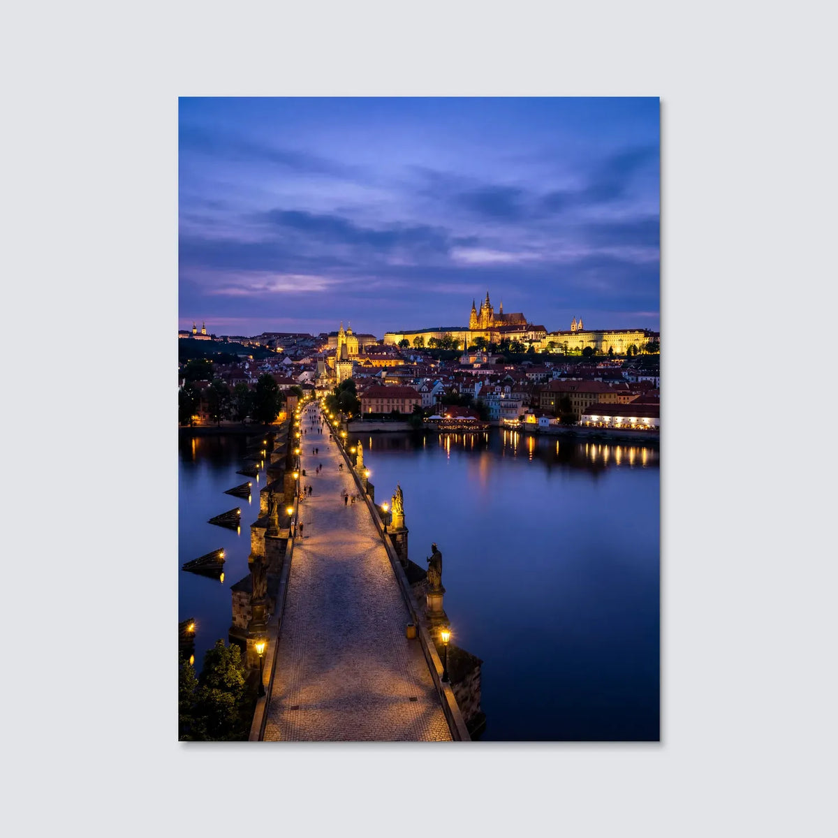Tableau Prague | en Métal Format A3