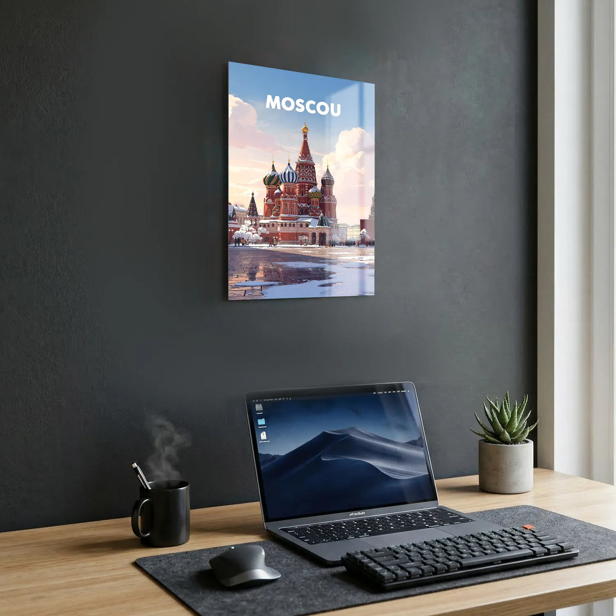 Tableau Moscou - Illustration | en Métal Format A3