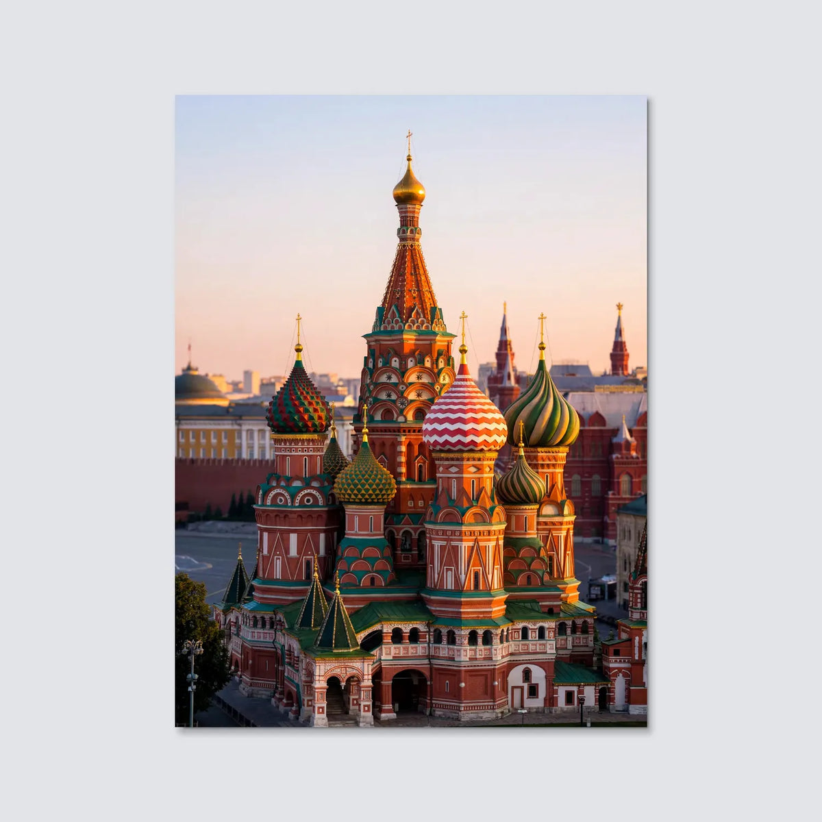 Tableau La Place Rouge Moscou | en Métal Format A3