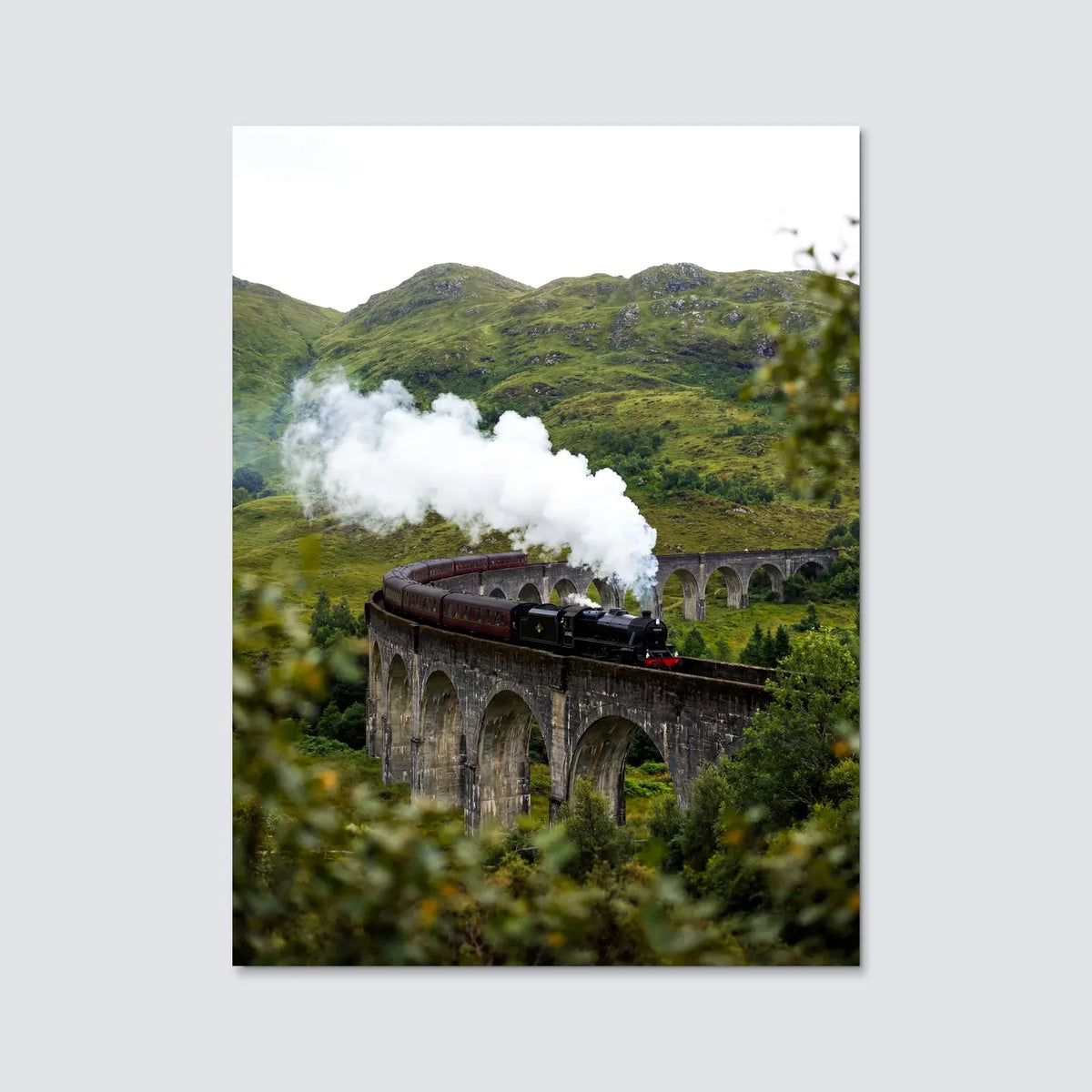 Tableau Voyage en Écosse | en Métal Format A3