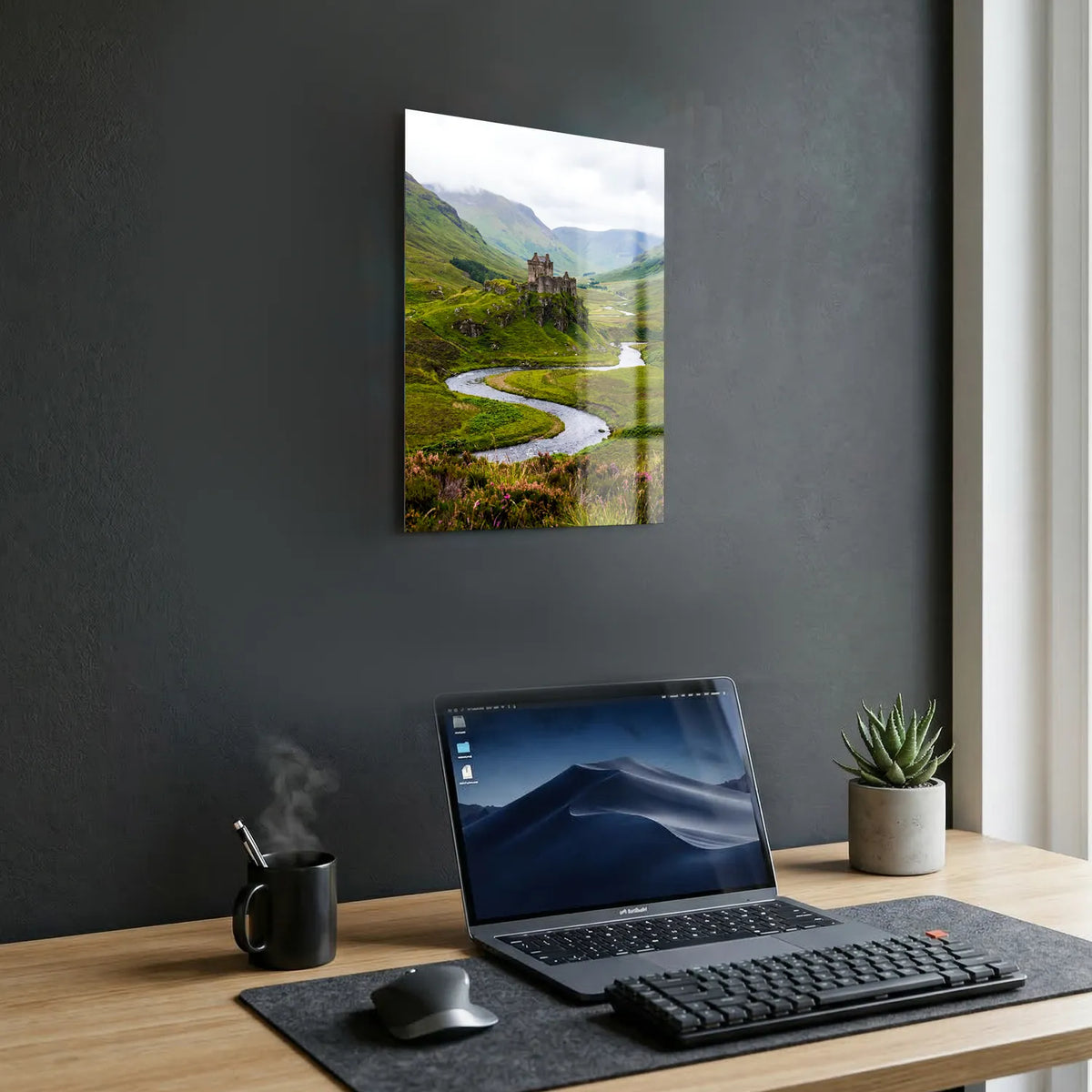 Tableau Highlands | en Métal Format A3