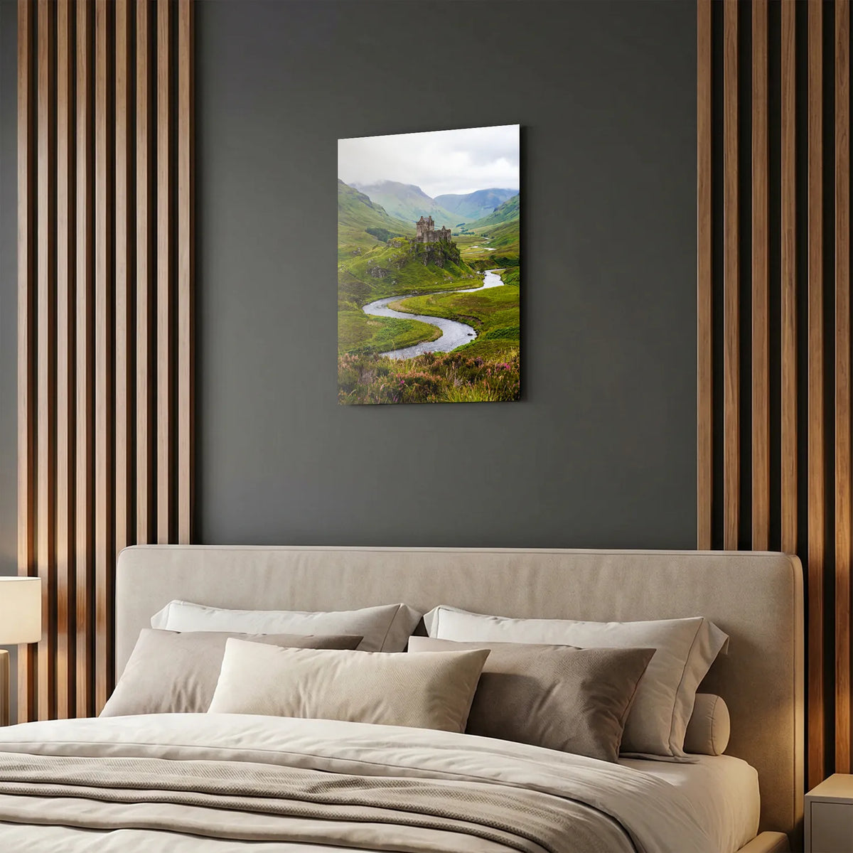 Tableau Highlands | en Métal Format A3
