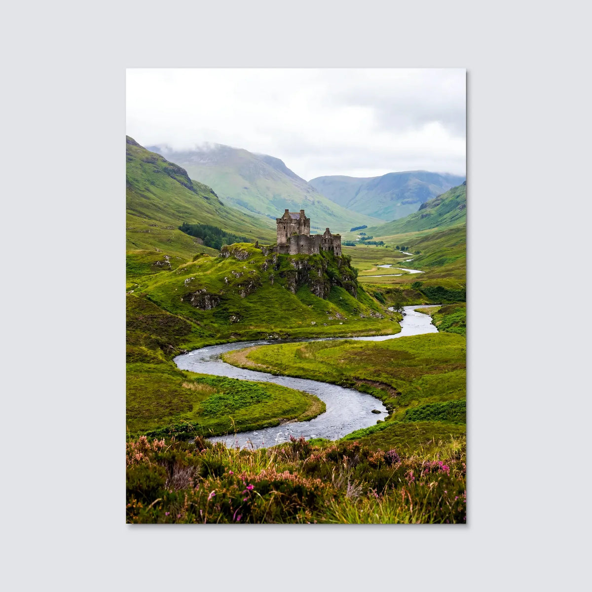 Tableau Highlands | en Métal Format A3