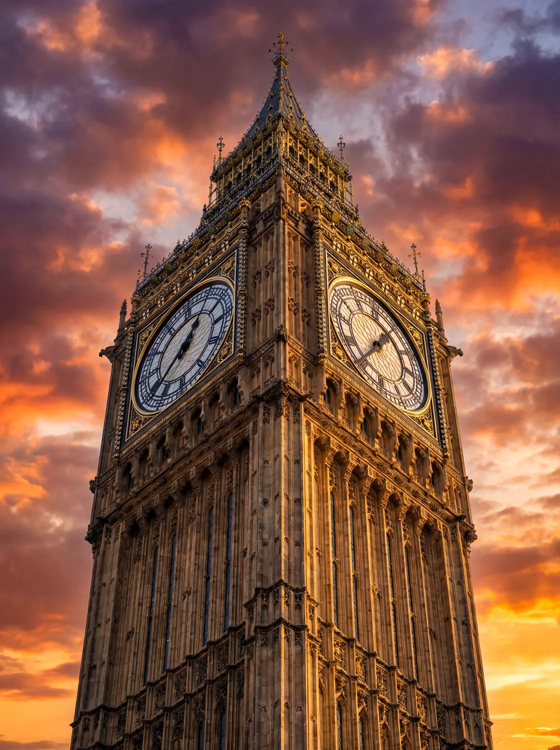 Tableau Big Ben Londres | en Métal Format A3