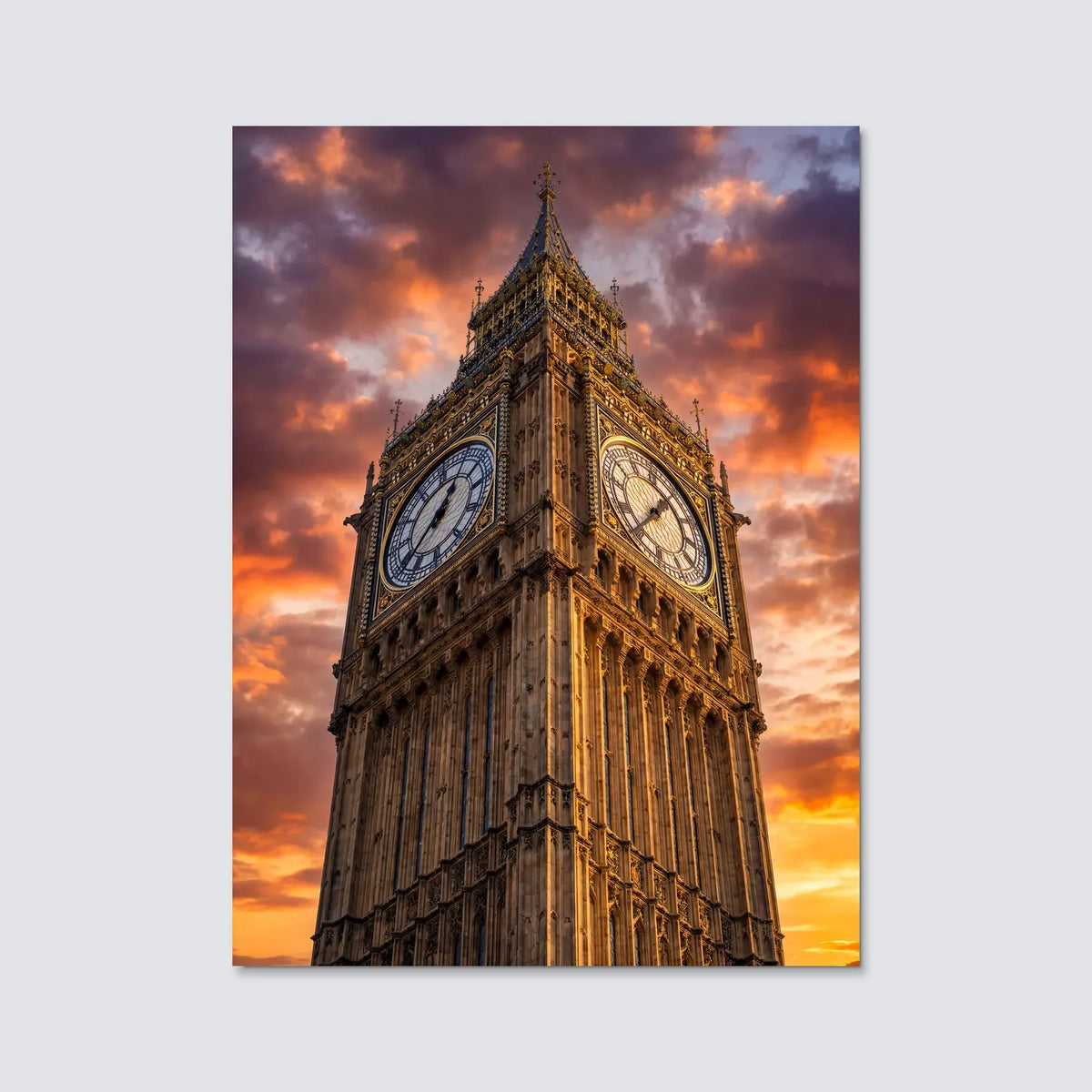 Tableau Big Ben Londres | en Métal Format A3