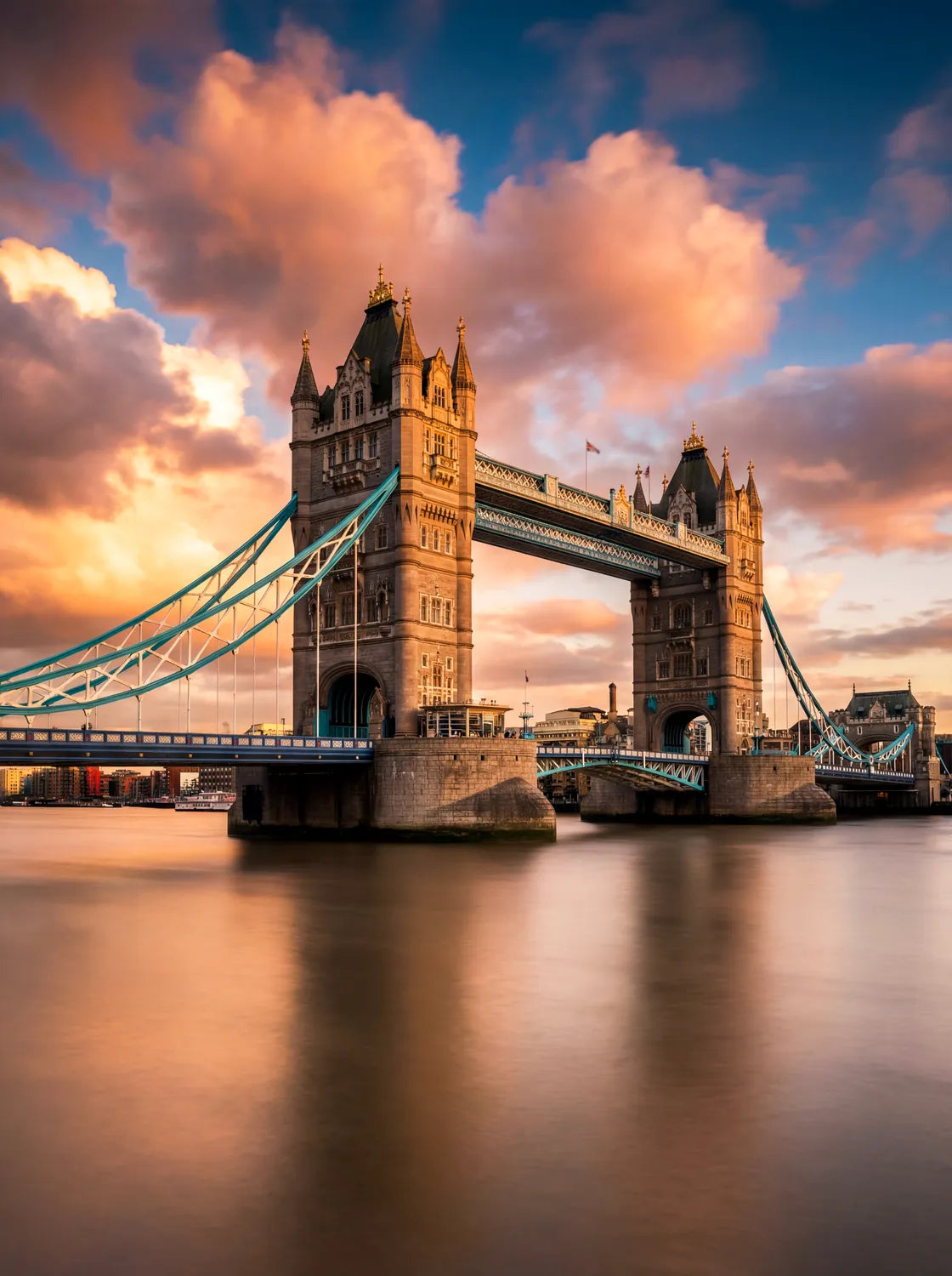 Tableau Tower Bridge | en Métal Format A3