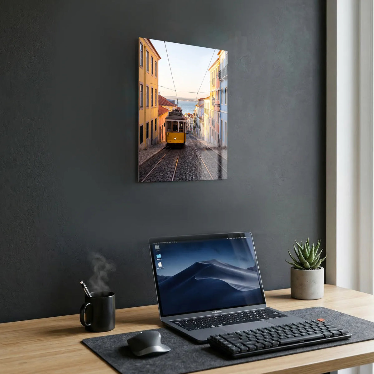 Tableau Lisbonne | en Métal Format A3