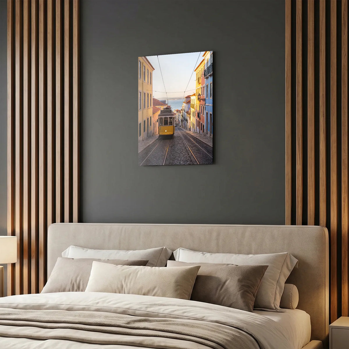 Tableau Lisbonne | en Métal Format A3