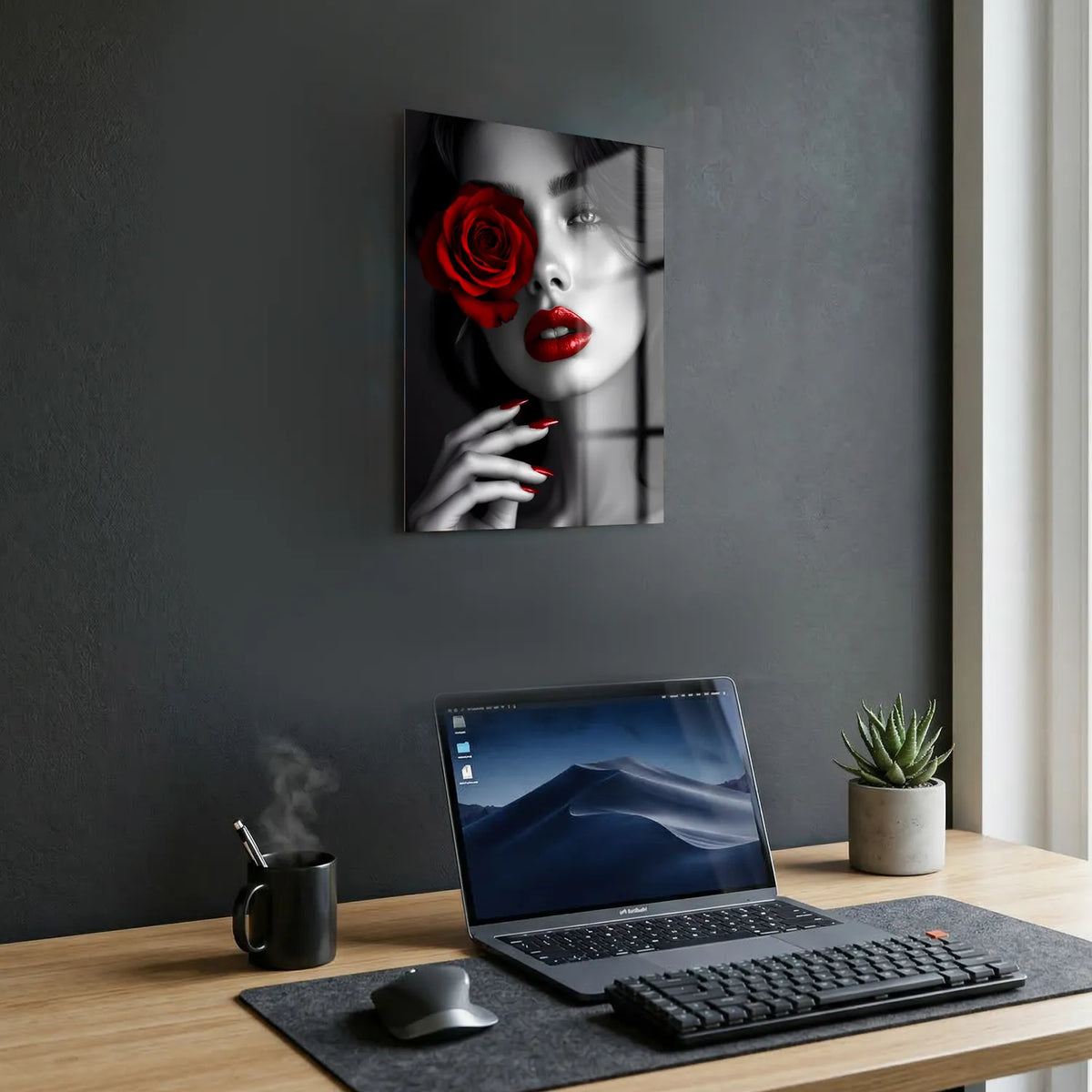 Tableau Rosa | en Métal Format A3