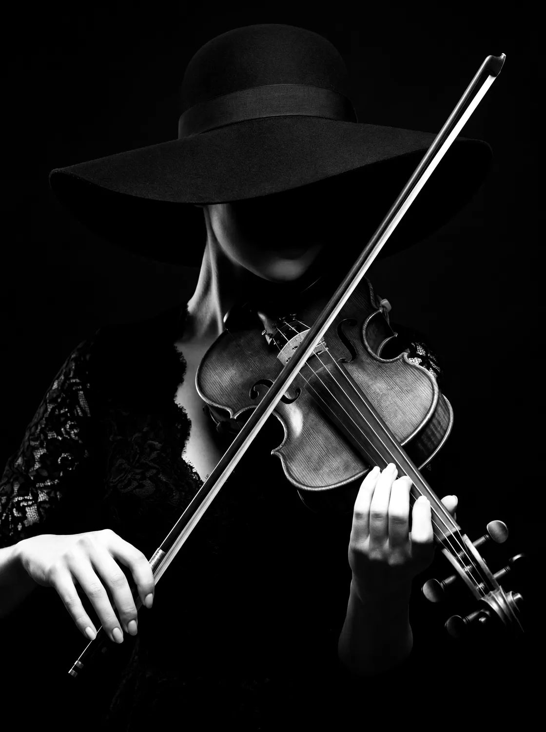 Tableau La Violoniste | en Métal Format A3