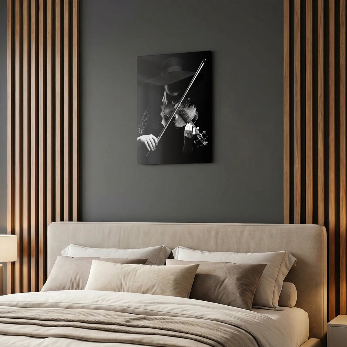 Tableau La Violoniste | en Métal Format A3