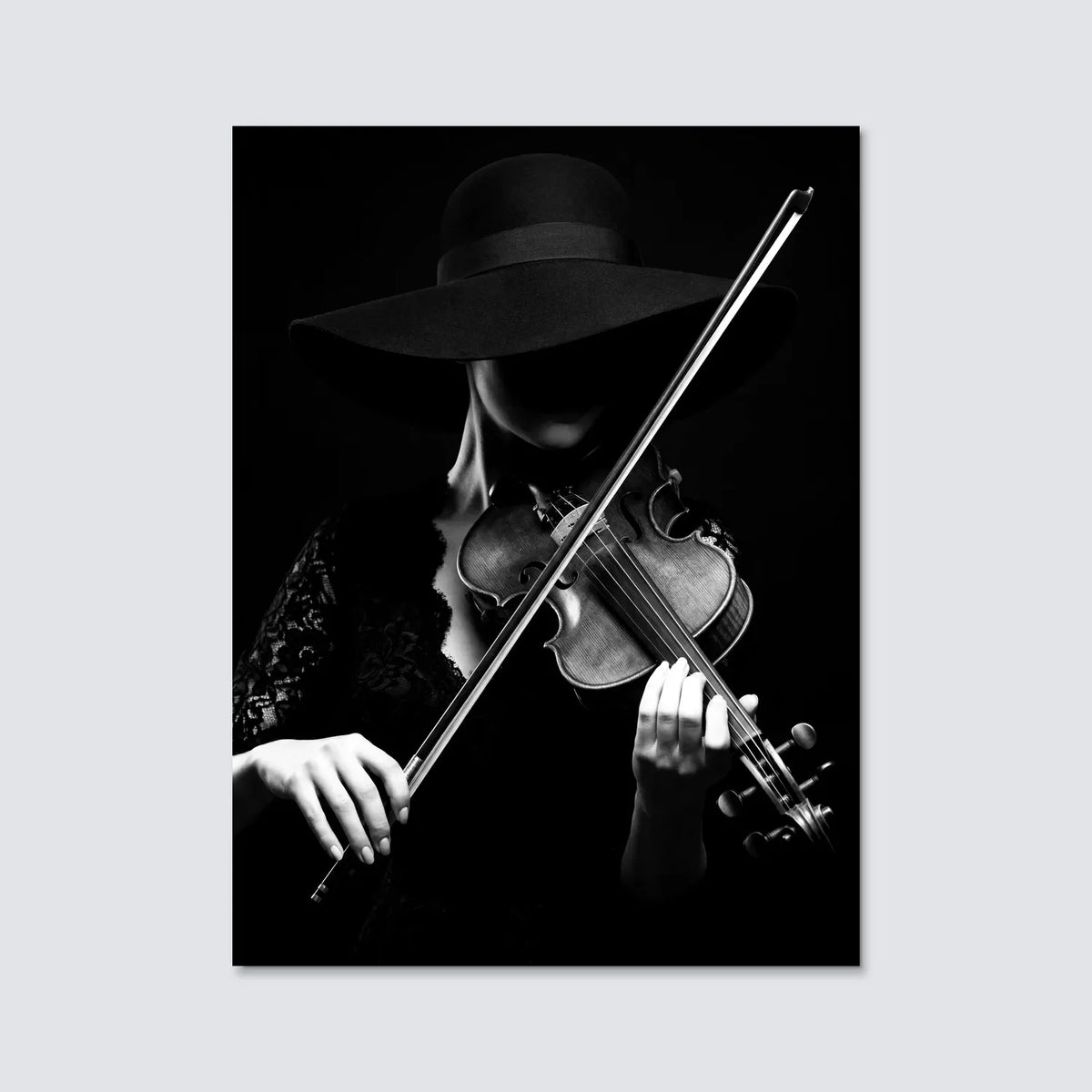 Tableau La Violoniste | en Métal Format A3