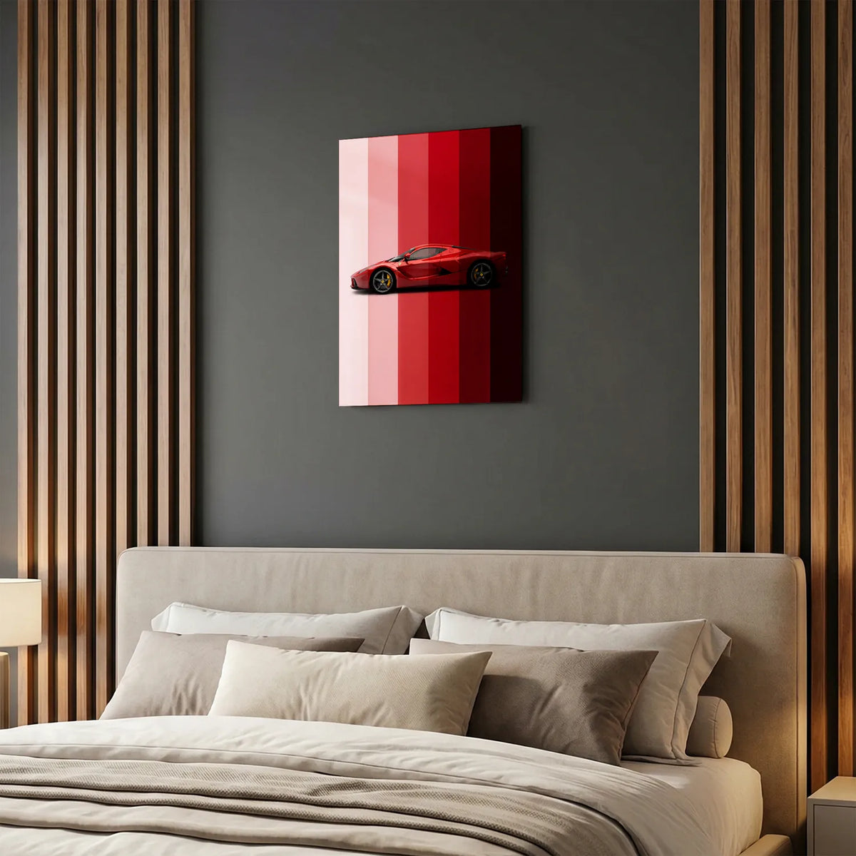 Tableau Ferrari LaFerrari — Dégradé | en Métal Format A3