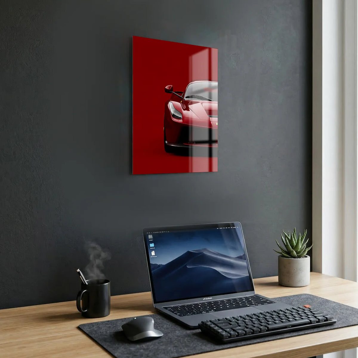 Tableau Ferrari LaFerrari — Signature | en Métal Format A3