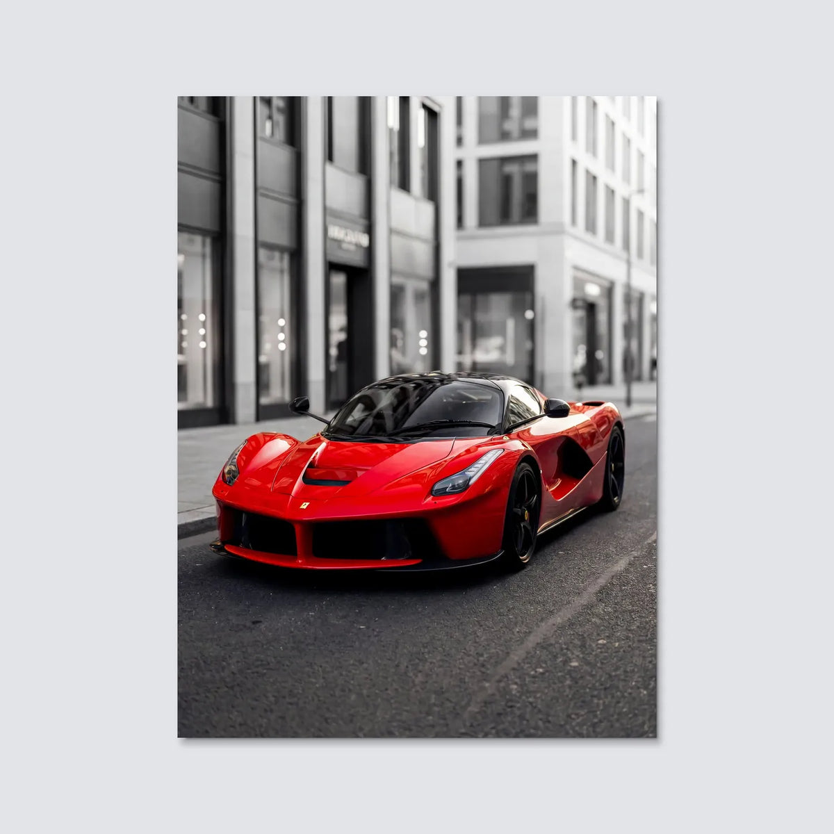 Tableau Ferrari LaFerrari — Haussmannien | en Métal Format A3
