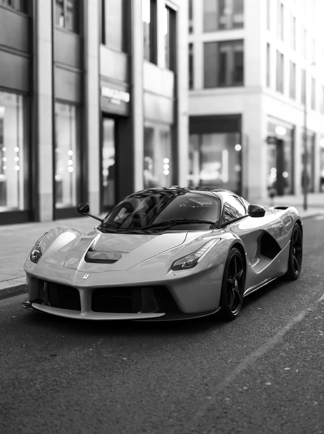 Tableau Ferrari LaFerrari — Haussmannien | en Métal Format A3