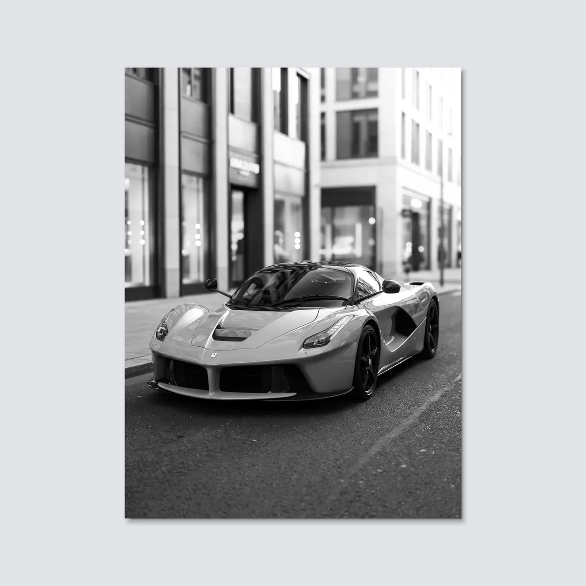 Tableau Ferrari LaFerrari — Haussmannien | en Métal Format A3