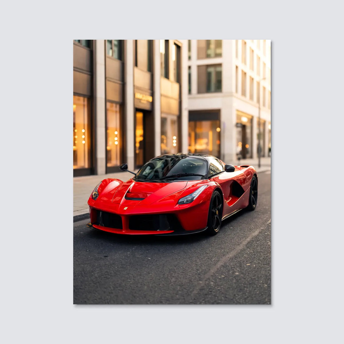 Tableau Ferrari LaFerrari — Haussmannien | en Métal Format A3