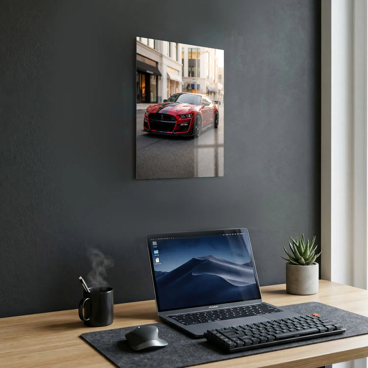 Tableau Ford Mustang Shelby GT500 — Haussmannien | en Métal Format A3