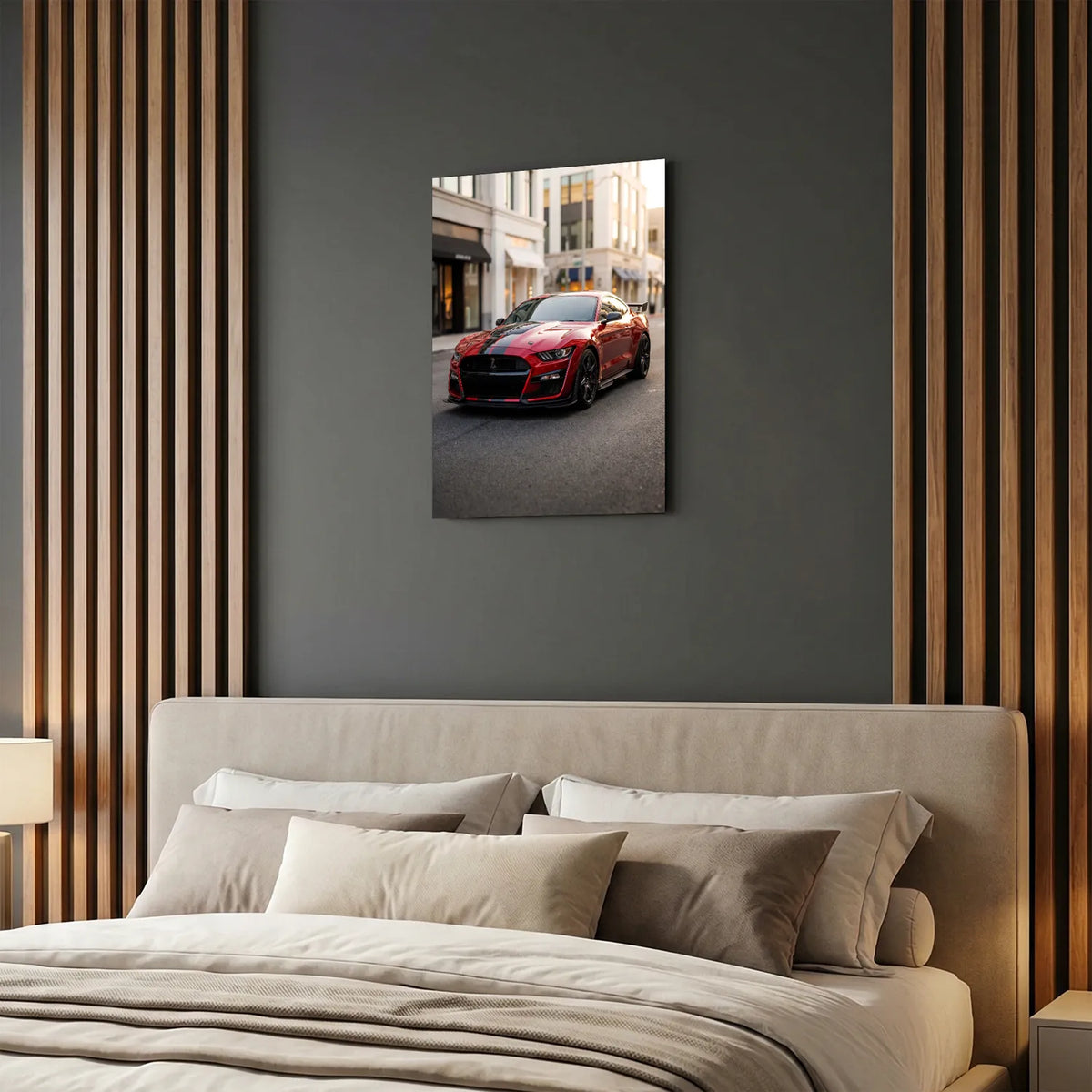 Tableau Ford Mustang Shelby GT500 — Haussmannien | en Métal Format A3
