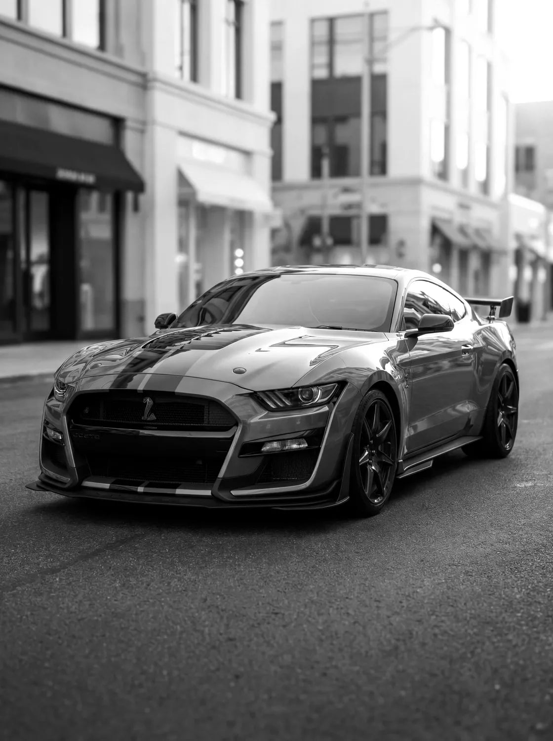 Tableau Ford Mustang Shelby GT500 — Haussmannien | en Métal Format A3