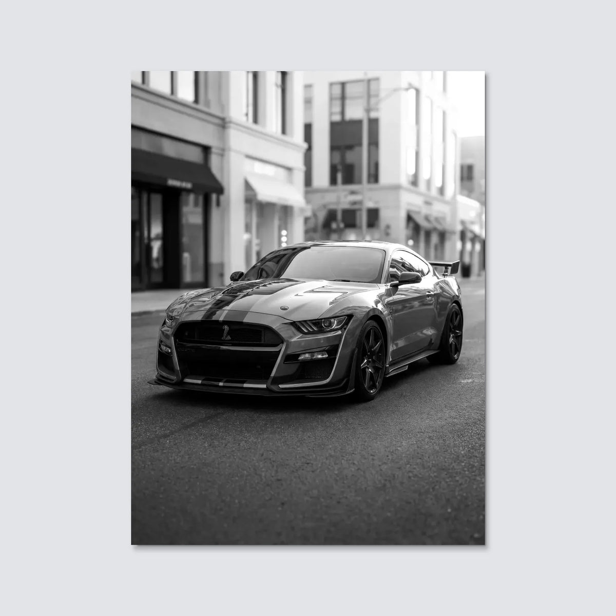 Tableau Ford Mustang Shelby GT500 — Haussmannien | en Métal Format A3