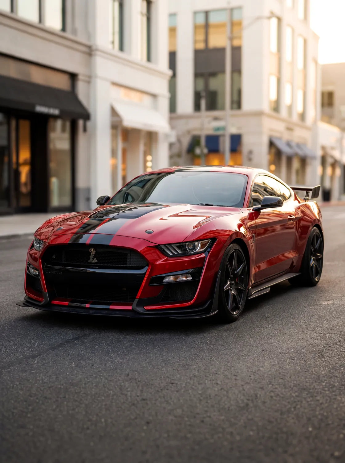 Tableau Ford Mustang Shelby GT500 — Haussmannien | en Métal Format A3