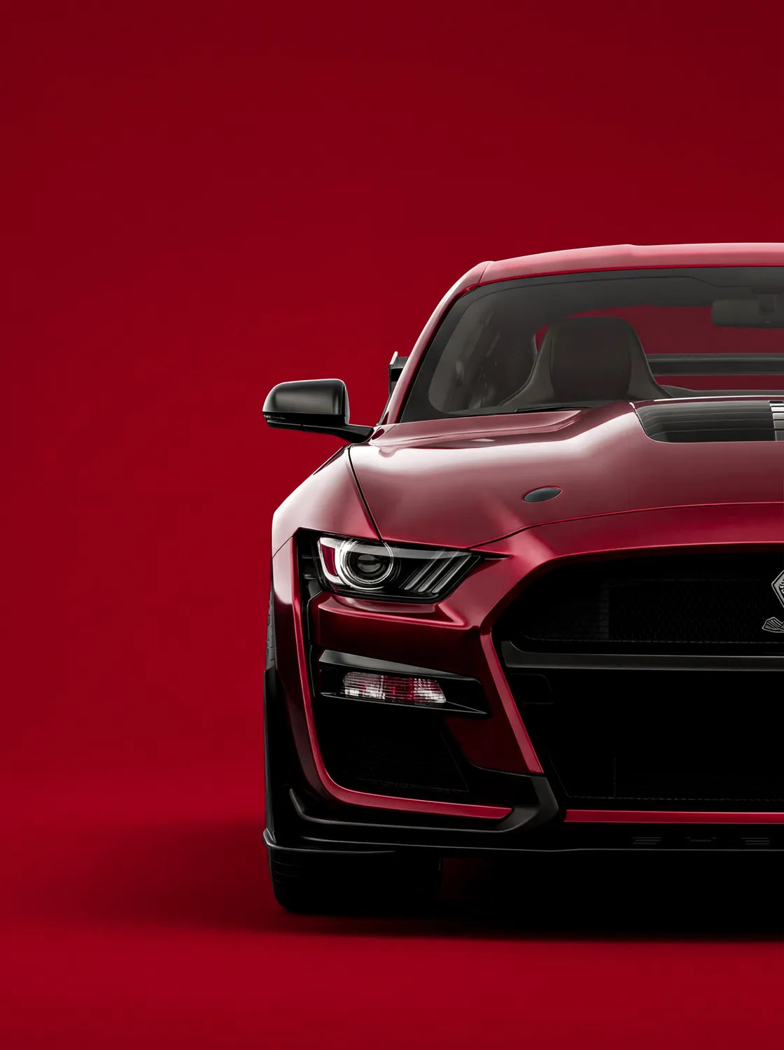 Tableau Ford Mustang Shelby GT500 — Signature | en Métal Format A3