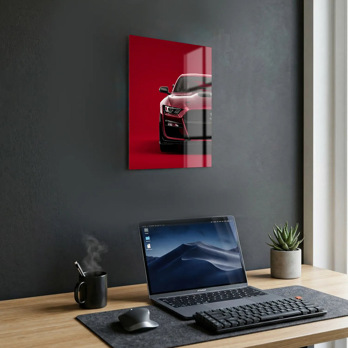 Tableau Ford Mustang Shelby GT500 — Signature | en Métal Format A3