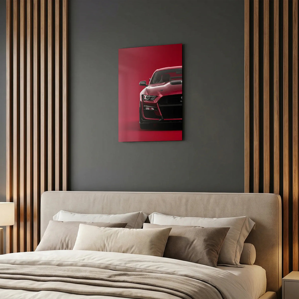 Tableau Ford Mustang Shelby GT500 — Signature | en Métal Format A3