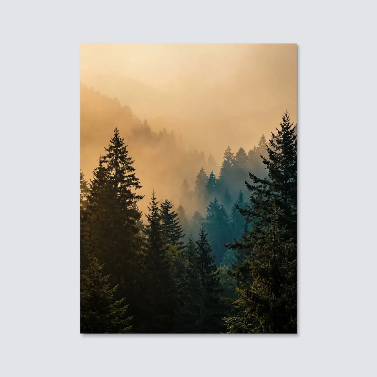 Tableau Brume | en Métal Format A3